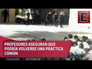 Reacciones encontradas por simulacro de balacera en escuela de Baja California