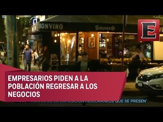 Actividad económica tras sismo en CDMX avanza a paso lento