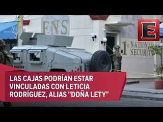 Incautan en Cancún mil 500 cajas de seguridad relacionadas con el crimen organizado