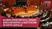 Senado alista debate para determinar situación de Santiago Nieto