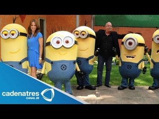 Andrés Bustamante y Andrea Legarreta, en "Mi villano favorito II" / Despicable me II