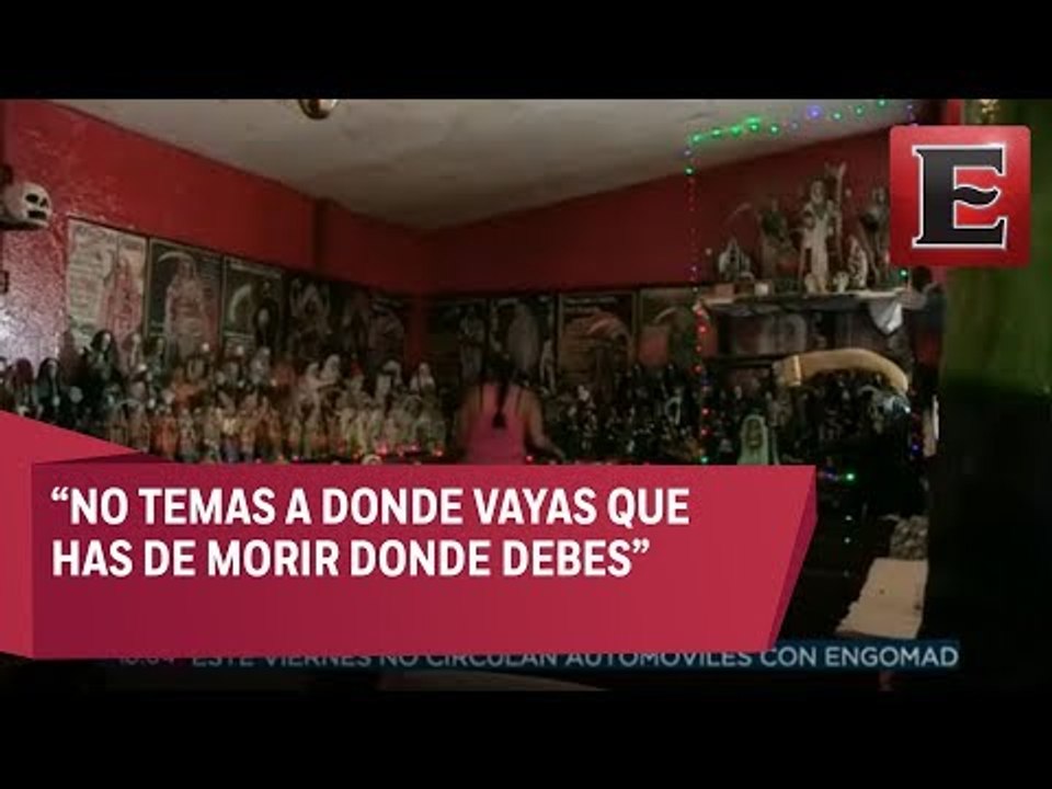 Conmemoran Día de Muertos con festejos para la Santa Muerte