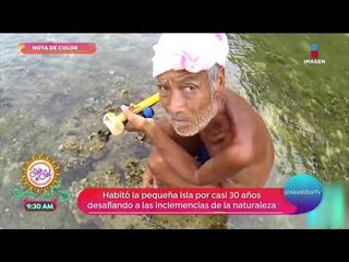 Nota de color: ¡el hombre que vivió feliz completamente solo en una isla! | Sale el Sol