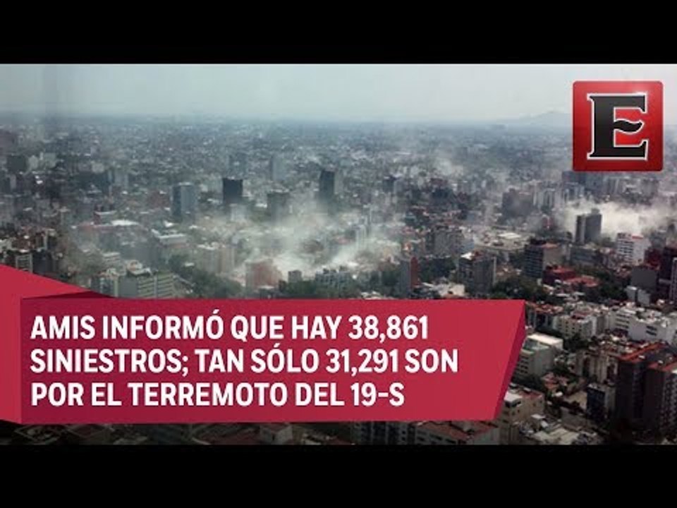 Por sismos, seguros pagarán 16 mil mdp; 46 aseguradoras implicadas