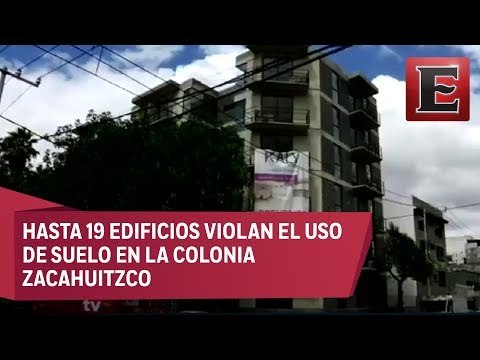Empresas inmobiliarias construyen pisos de más en edificios de la delegación Benito Juarez
