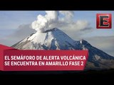 Explosión en el volcán Popocatépetl provoca caída de ceniza en Morelos
