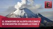 Explosión en el volcán Popocatépetl provoca caída de ceniza en Morelos