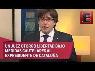 Puigdemont y exconsejeros quedan libres en Bélgica