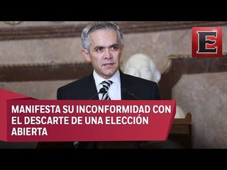 Mancera propone examen de confianza para aspirantes del Frente