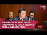Detalles de la comparecencia de Osorio Chong ante el Senado