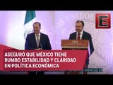 Videgaray destaca trayectoria de José Antonio Meade