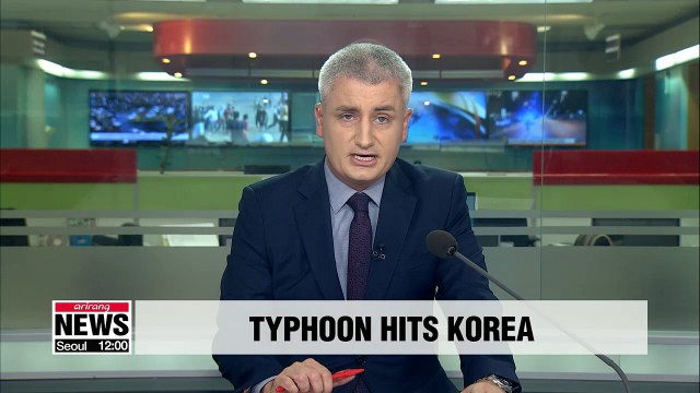 Typhoon Kong-rey hits southern part of Korean peninsula