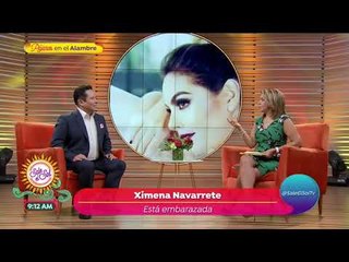 Ximena Navarrete anunció su embarazo a un año de casada | Sale el Sol
