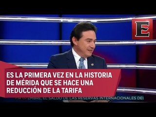 Daniel Ávila habla sobre la nueva tarifa eléctrica para Mérida
