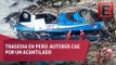 Más de 20 muertos tras caer autobús por un acantilado en Perú