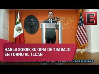 Guajardo se reúne con senadores de EU por el TLCAN