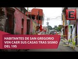 Pobladores de Xochimilco se despiden de casas tras sismo del 19s