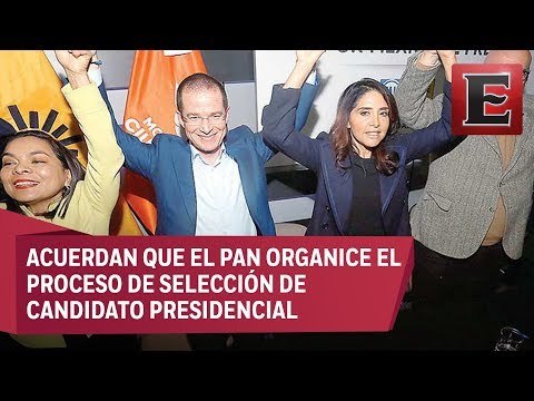 PAN, PRD y MC formalizan alianza rumbo a las elecciones de 2018