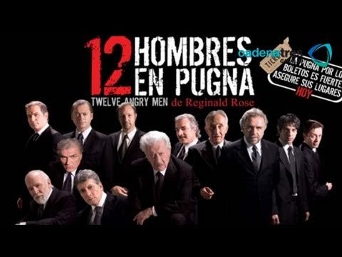 Exito acompaña 12 hombres en pugna en su noche de reestreno / rerun 12 hombres en pugna