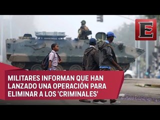 Ejercito toma control de Zimbabue; niega un golpe de estado