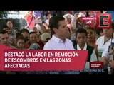 EPN supervisa reconstrucción de Morelos