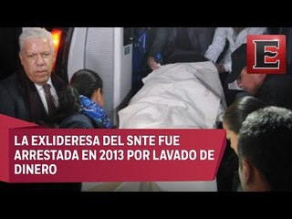 Elba Esther Gordillo llega a su casa de Polanco para cumplir prisión domiciliaria