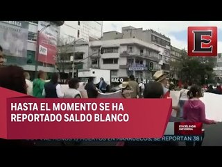 Damnificados marchan para rechazar corrupción en la reconstrucción