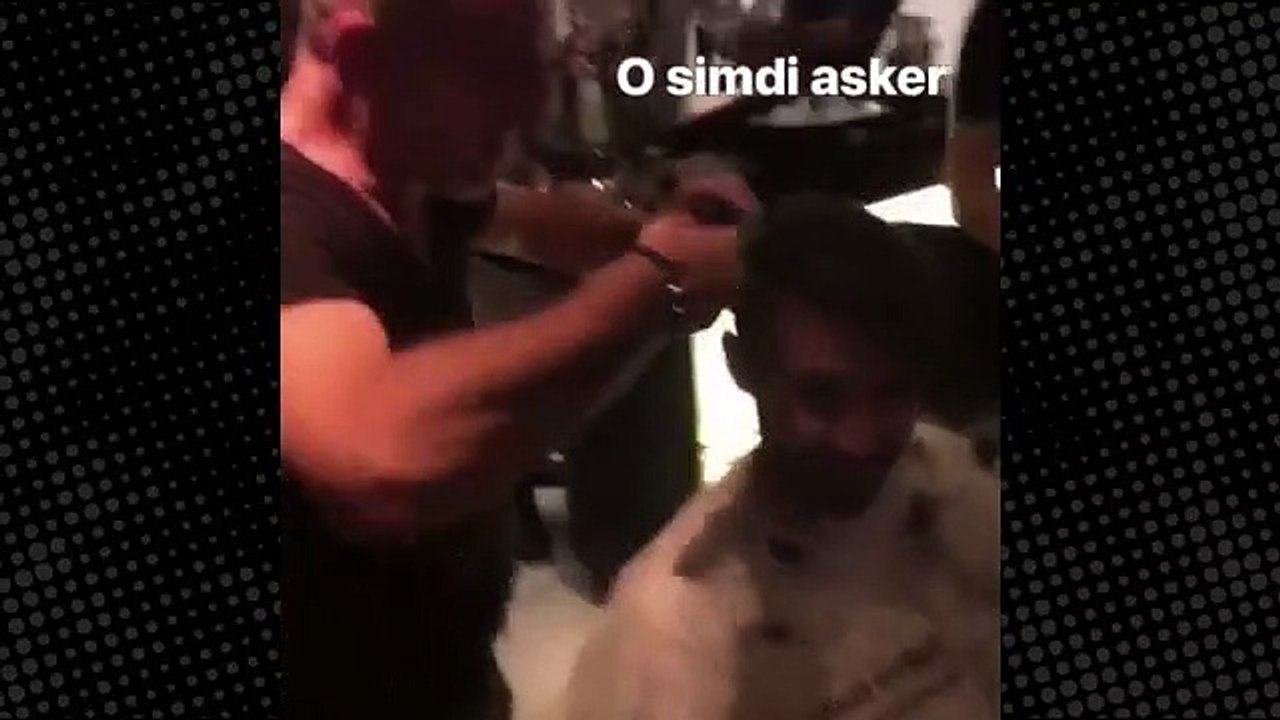 Hakan Sabancı Askerlik Öncesi Saçlarını Kestirdi