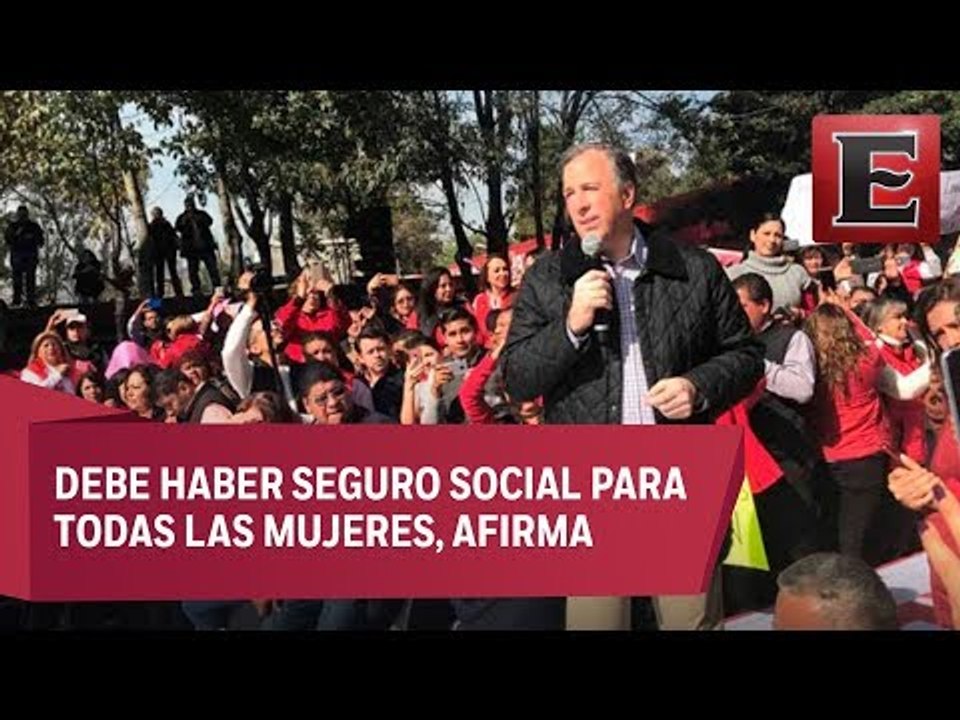 Ante mujeres mexiquenses Meade impulsa paridad de género