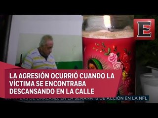 Velan en Veracruz a indigente quemado por un desconocido