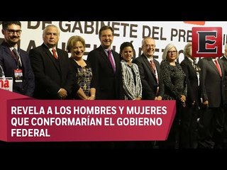 Este es el gabinete que propone López Obrador en caso de ganar la Presidencia