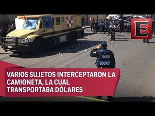Matan a tres custodios en la CDMX en intento de robo a unidad de valores