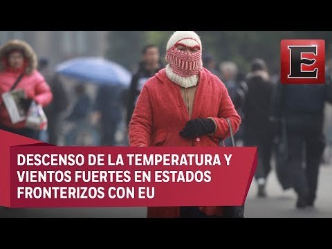 Bajas temperaturas en varios estados de México por nuevo frente frío