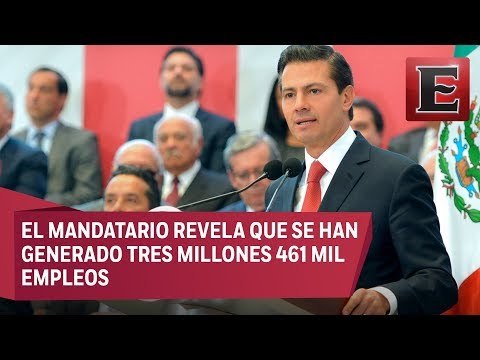 Peña Nieto destaca creación de empleos en lo que va de su administración