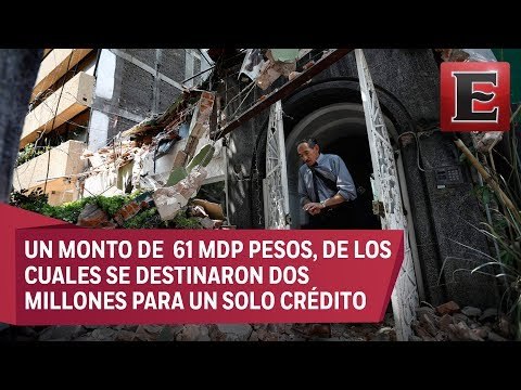 Suman 50 créditos otorgados para damnificados por sismo del 19S