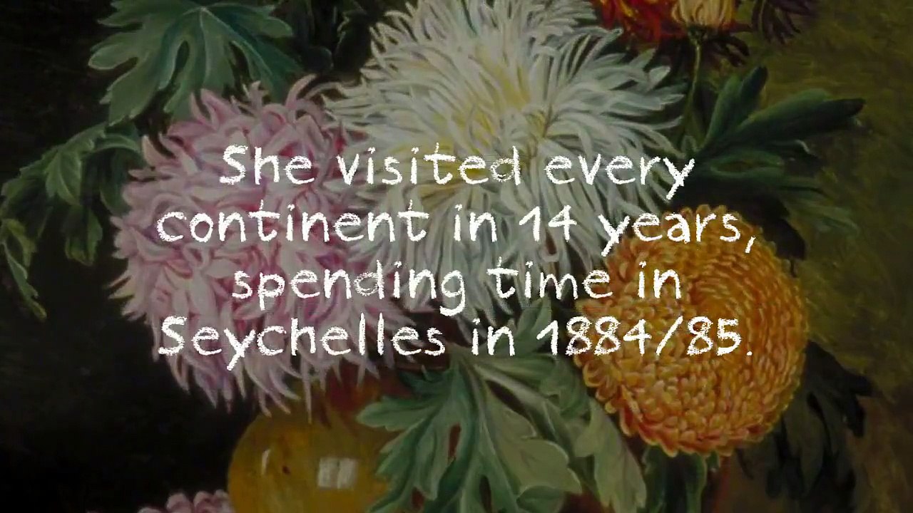 Through her widely admired artistic talent, Marianne North encompasses the natural beauty of #Seychelles.