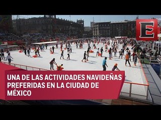 Pista de hielo: 10 años congelando el Zócalo capitalino