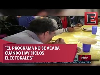 Javier García habla sobre los comedores comunitarios