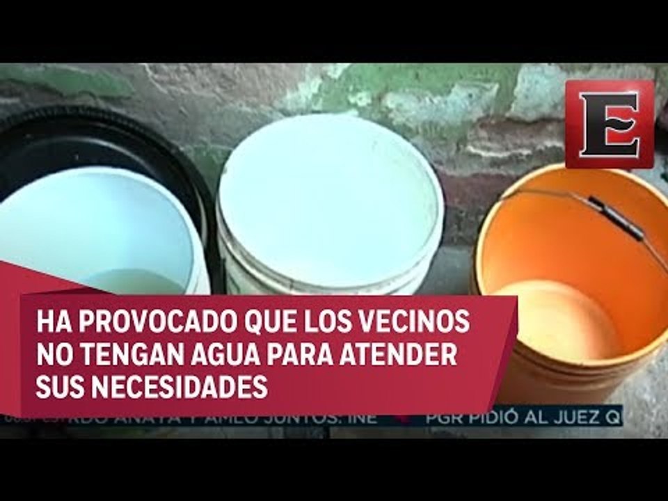 Ecatepec se queda sin suministro de agua potable