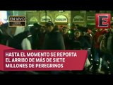 Millones de peregrinos abarrotan la Basílica de Guadalupe