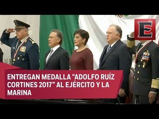 Reconocen en Veracruz a secretarios de Sedena y de Marina