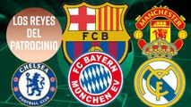 El top 6 de los equipos más patrocinados del fútbol