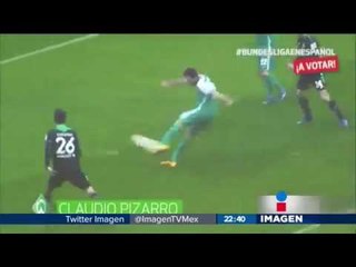 Chicharito anotó el mejor gol de la historia