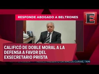 Consejero Jurídico responde a Beltrones