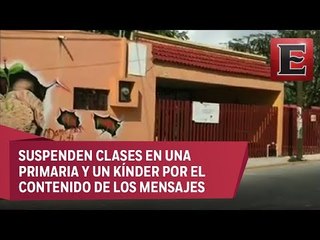 Intimidan a estudiantes al colocar narcomantas en escuelas de Cancún