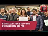 Alejandra Barrales se registra como precandidata por el gobierno de la CDMX