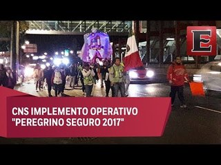 Ni el frío ni el cansancio frenan a feligreses para llegar a la Basílica