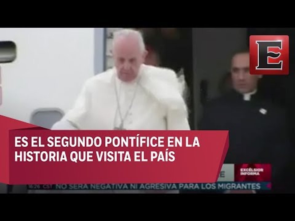 Primeras imágenes del Papa Francisco en Chile