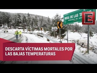 Gobierno de Coahuila desdeña las afectaciones por nevadas