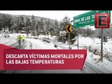 Gobierno de Coahuila desdeña las afectaciones por nevadas